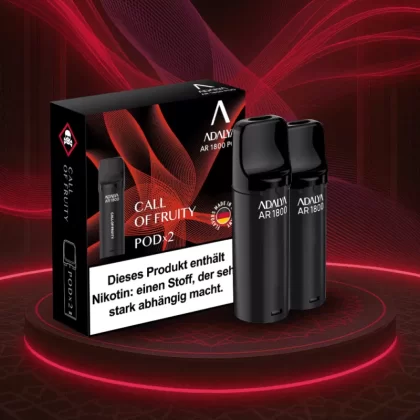 Adalya Alpha Pods – Call of Fruity – (2er Pack) - Adalya / Propylenglykol / Nikotinbenzoat / Aromastoffe / Glycerin