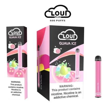 Cloud Bar Plus 600+ Puffs Disposable Vape Long Lasting & Convenient (Guava Ice)