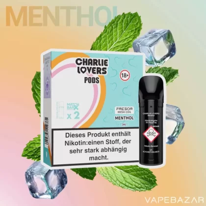 Charlie Lovers Pods – Menthol (2er Pack) - Vapebazar