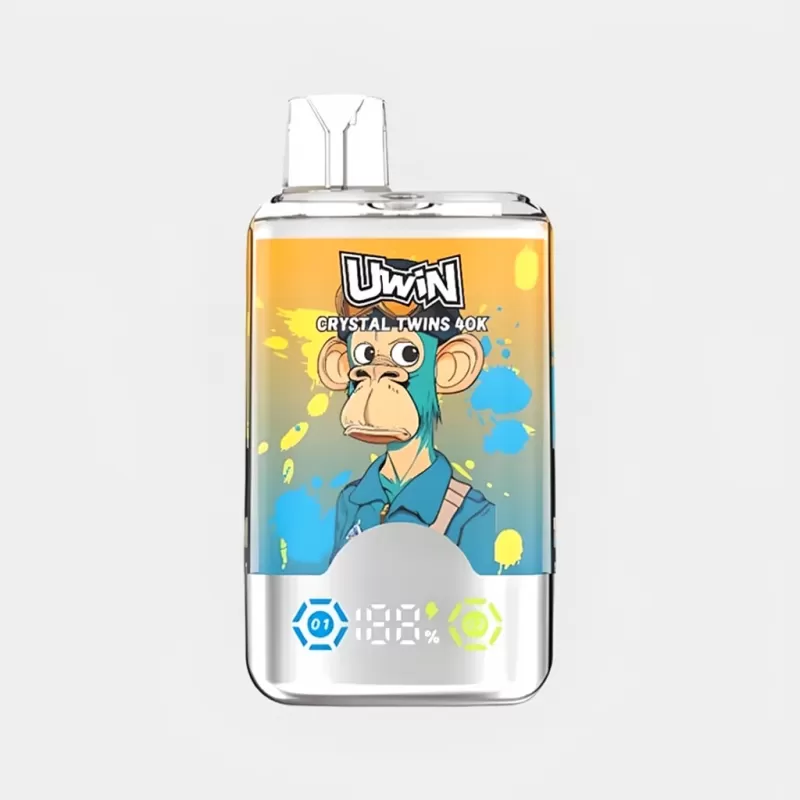 Uwin Crystal Twins 40000 Puffs Dual-Flavor Rechargeable Vape - Image 2