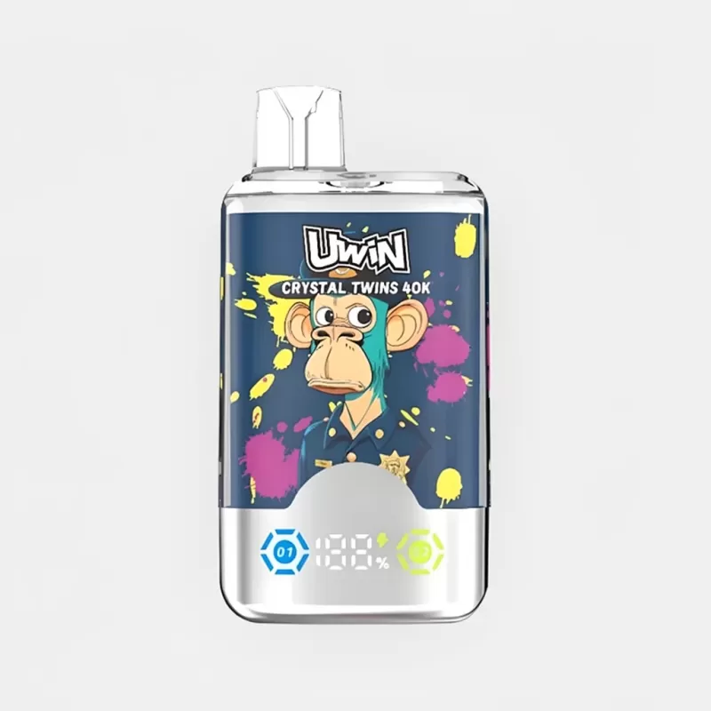 Uwin Crystal Twins 40000 Puffs Dual-Flavor Rechargeable Vape - Image 3