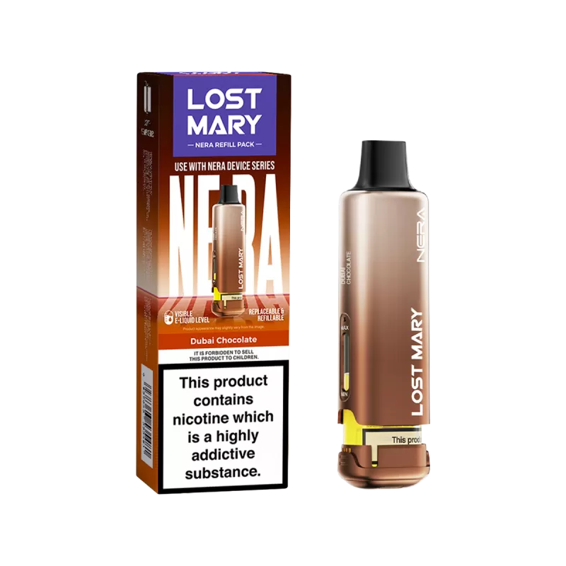 Dubai Chocolate Lost Mary NERA15K Refill Pack - Vapeshop Co