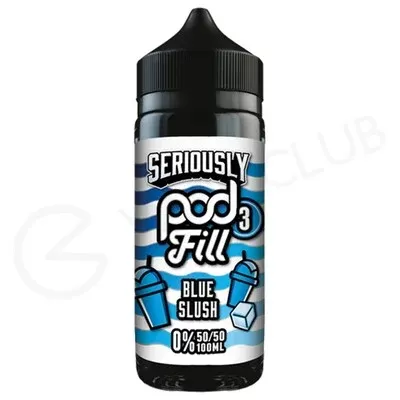 Blue Slush Shortfill E-Liquid by Seriously Pod Fill 3 100ml