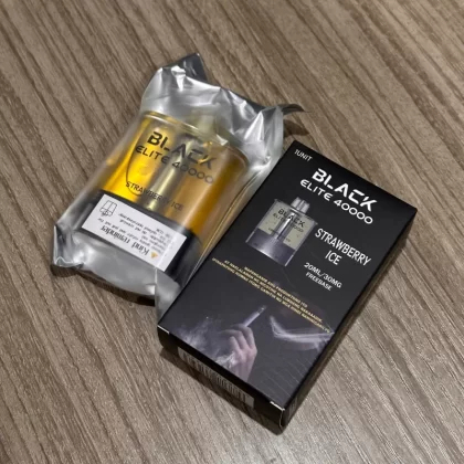 Black Elite v2 40k puffs Transparent 20ml 30mg - Grape Ice