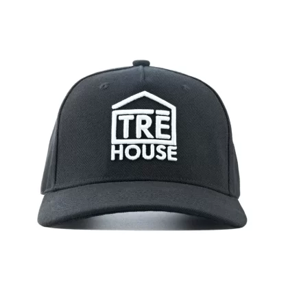 Classic Logo Snapback Hat – Black