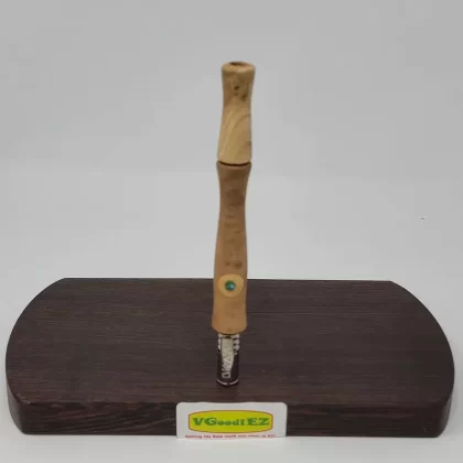 8mm OD in Caucasian Walnut Burl/Ash By Aezhenn Wood - Vape Store