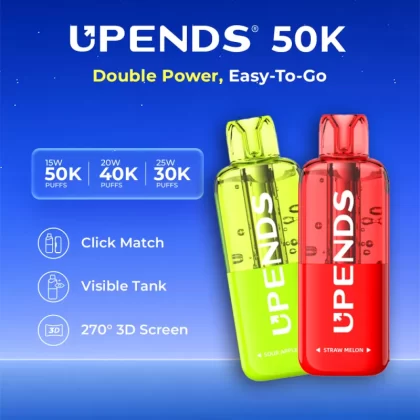 Upends UP9 50K Puffs Disposable POD - 50,000 Puffs - Blue Razz Ice