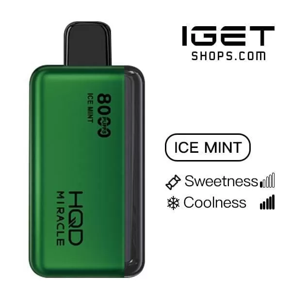 HQD Miracle 8000 – Ice Mint - Ozvapeone