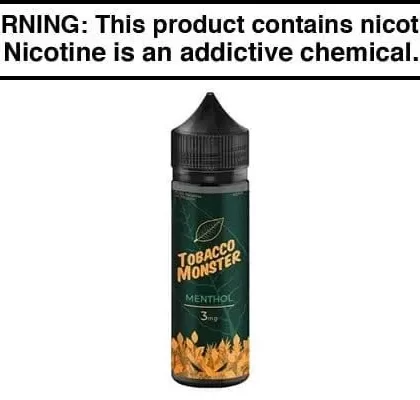 MENTHOL BY TOBACCO MONSTER 100ML - Vapejuice