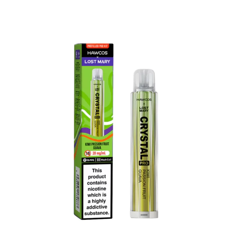Box of 10 – Hawcos x Lost Mary Crystal Pro Prefilled Vape Kit - Vape Co - Image 3