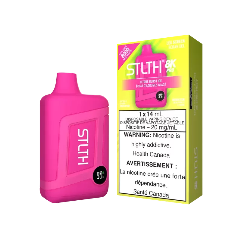 STLTH BOX 8K PRO DISPOSABLE – CITRUS BURST ICE