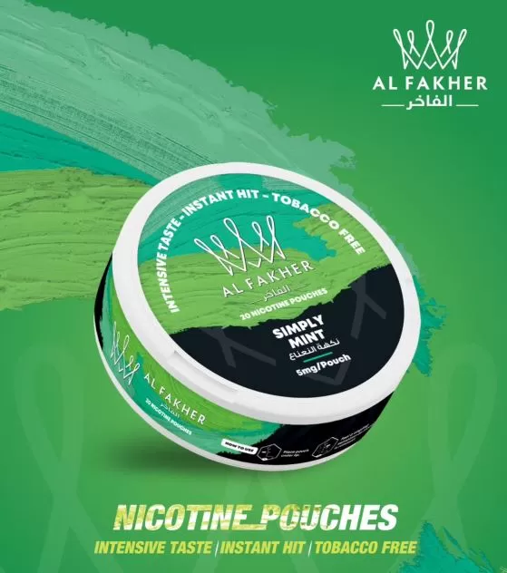 Al Fakher Nicotine Pouches - Gum Mint / 20 mg - Image 3
