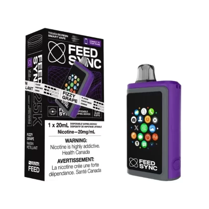 Feed Sync 25K Fizzy Grape Disposable Vape