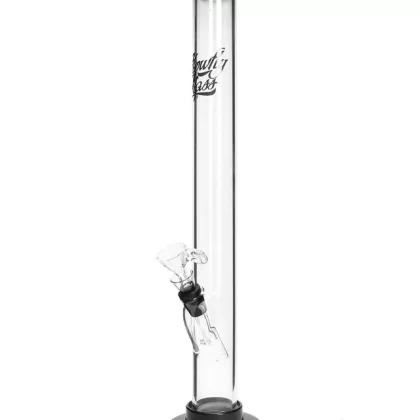 Glowfly Glass 15″ Straight Bong w/ Removable Base