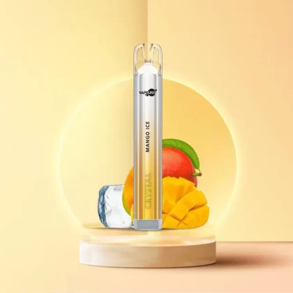 VAPEURS Crystal – Mango Ice - 550 mAh / 1333 / Glycerin / Nikotinsalz / Propylenglykol / Aromastoffe / 20mg/ml