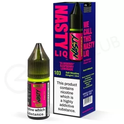 Blueberry Raspberry Lemonade Nic Salt E-liquid by Nasty Liq - Ecigpremium