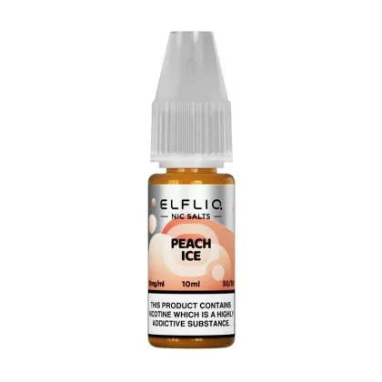 ELF BAR ELFLIQ PEACH ICE 10ML NIC SALT E-LIQUID