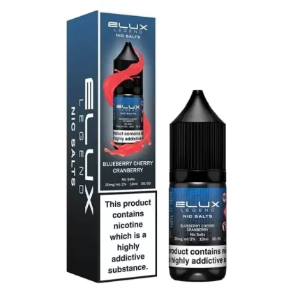 ELUX Legend 10ml Nic Salts - Flavour#Apple Peach>Banana ICE>Berry Lemonade>Blackberry Ice>Blackcurrant Lemonade>Blackcurrant Menthol>Blueberry>Blueberry Bubblegum>Blueberry Cherry Cranberry> (1DD9E7)