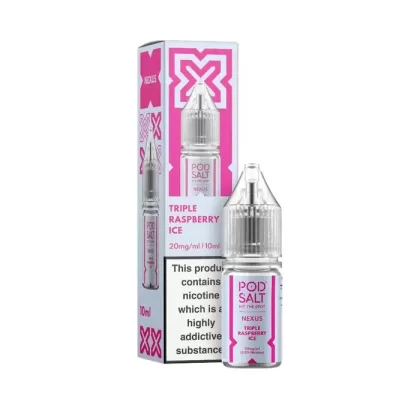 Triple Raspberry Ice 10ml Nic Salt E-Liquid by Nexus