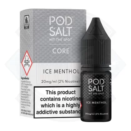 Pod Salt Ice Menthol 10ml E-Liquid - Strength#11mg>20mg>5mg