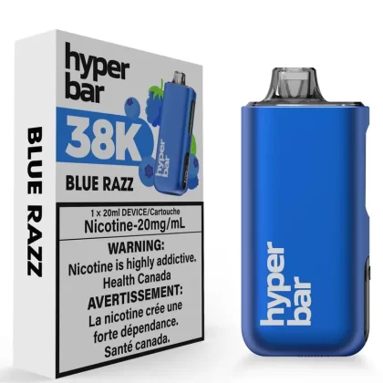 Hyperbar BE38000 Disposable Vape – Blue Razz