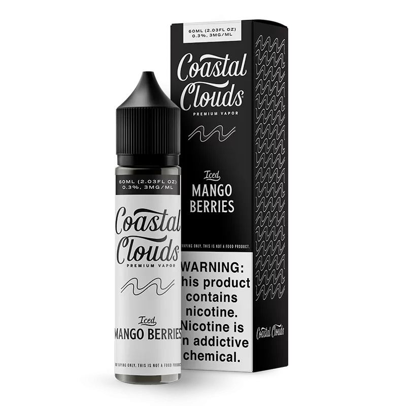 Coastal Clouds - Iced Mango Berries - 60ML E-Liquid - 3MG