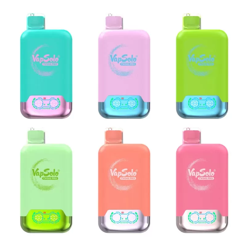 Vapsolo Twins Pro 50000 Puffs Disposable Vape - Flavors#Lemon Lime & Watermelon Ice>Grape Ice & Strawberry Kiwi>Pineapple Coconut & Strawberry Banana>Black Ice Dragon Fruit Strawberry & Love