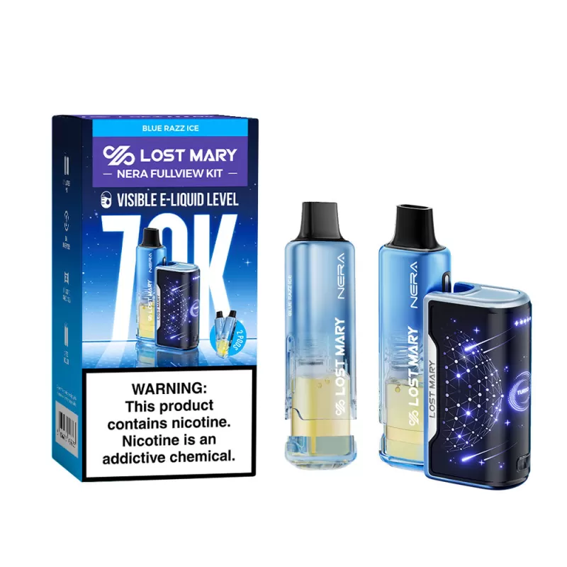 Lost Mary NERA FULLVIEW 70K Disposable KIT - 70,000 Puffs - Miami Mint + Winter Mint ๐ - Image 3