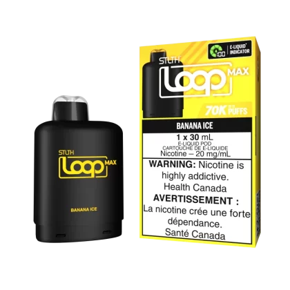 STLTH LOOP MAX Pod Pack - Banana Ice - 20 mg/mL (wholeseller) (SK) - Excise FED