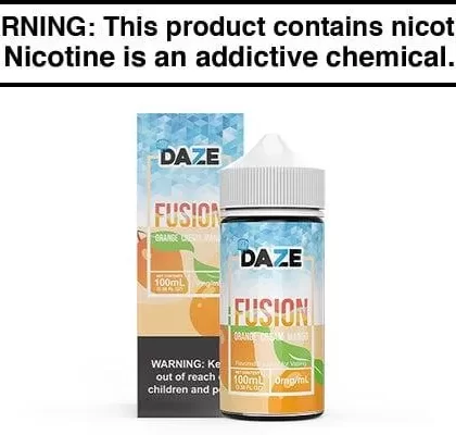 ORANGE CREAM MANGO ICED BY 7 DAZE FUSION 100ML - Vapejuice