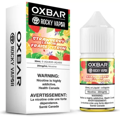 Rocky Vapor Oxbar E-Liquids – Strawberry Lemon