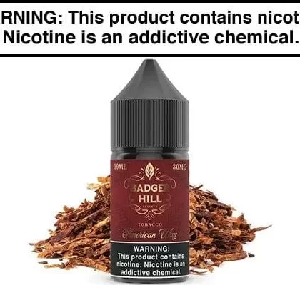 AMERICAN WAY BY BADGER HILL RESERVE SALTS 30ML - Vapejuice
