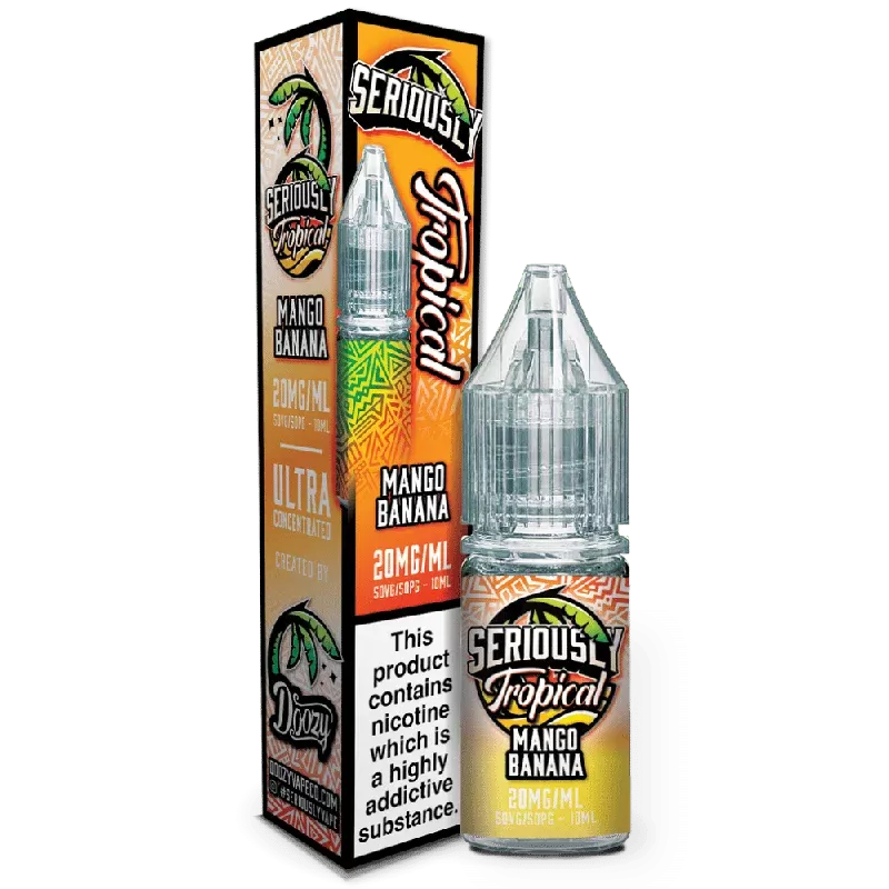 Doozy Seriously Tropical Nic Salt E-Liquid Mango Banana - Nicotine Strength#20mg>10mg>5mg (E6CB8C)