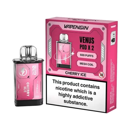 Vapengin Venus Cherry Ice Pods (2 Pack) - Nicotine Strength#20mg (8723B5)