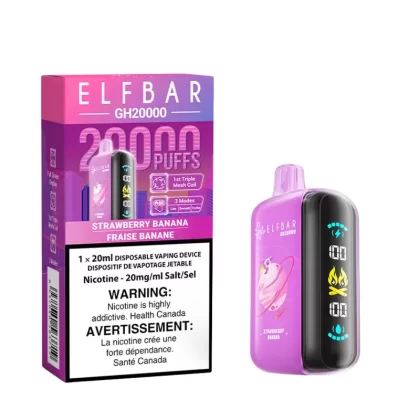 ELF BAR GH20K – STRAWBERRY BANANA