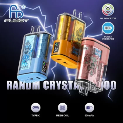 Fumot Crystal 1 pieza – 12000 caja de vapeo desechable 20ml hielo exuberante H0XPTX270 Fumot Vape Flavors - Fumotvapemexico