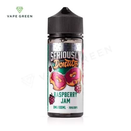 Raspberry Jam Shortfill E-Liquid by Seriously Donuts 100ml - Eliquidsupply