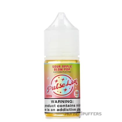 Pulse Liq Salt – Sour Apple Blow Pop 30mL - Vape Product, Vape Product