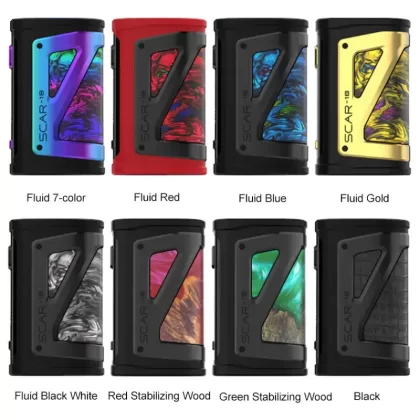 Smok Scar-18 230W Box Mod - Black Carbon Fiber