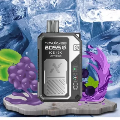 Nevoks Bar Boss Disposable – Blackcurrant Grape Ice 35mg (19000Puffs)