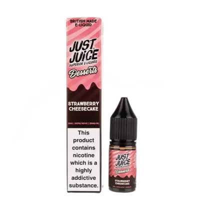 Strawberry Cheesecake Nic Salt E-Liquid by Just Jam Desserts - 20mg