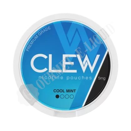 Cool Mint CLEW Nicotine Pouches - Nicotine Strength#5mg>10mg>20mg
