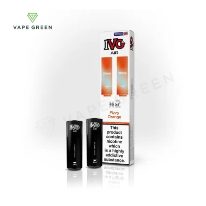 Fizzy Orange Prefilled Pods by IVG Air