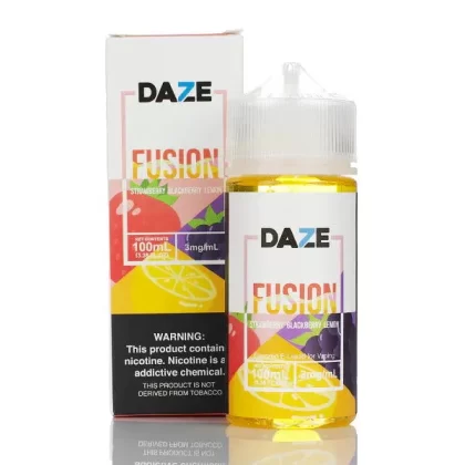 7 Daze Fusion Strawberry Blackberry Lemon Vape e-Liquid 100mL - Beyondvape