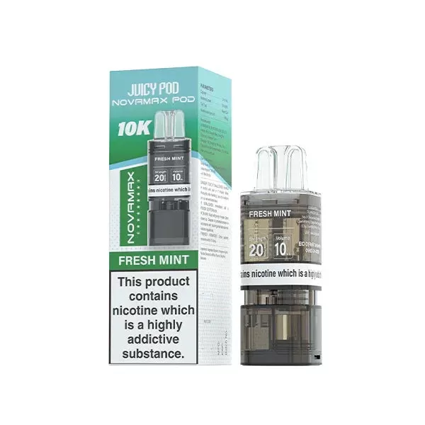 Juicy Pod Novamax 10K Prefilled Pods - Orange Raspberry