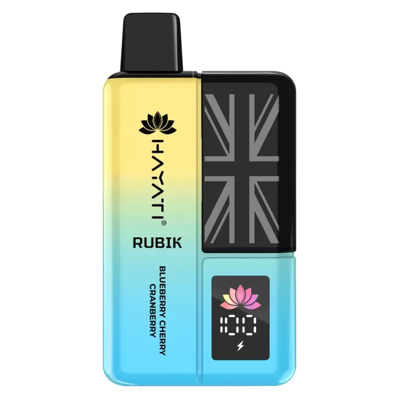 Hayati Rubik 7000 Disposable Vape Kit - Red Apple Ice pack of 5