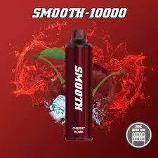 Smooth (10000 Puffs) Disposable Device - Flavor#Coconut Honey>Cherry Bomb>Nitro>Classic Tobacco>Kiwi Strawberry>Watermelon Strawberry>Georgian Peach~Offers#1 Pc>1 Box-5 Pcs (8ECBB8)