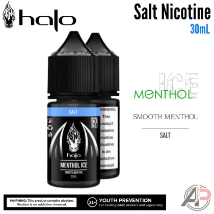 Halo Menthol Ice Salt Nicotine 30mL - Salt Nicotine 20mg - 30mL, Salt Nicotine 35mg - 30mL