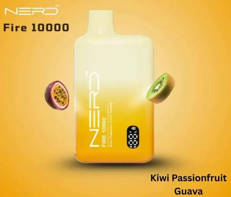 Nerd Fire - Disposable Vape (10,000 Puffs) - Kiwi Passionfruit Guava / 20 mg - Image 2