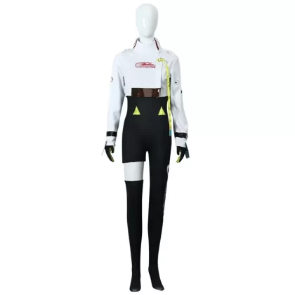 Teal Twin Miku Tails Racing Suit Cosplay Costume - Motorsport Driver Outfit - Vape Product, Vape Product